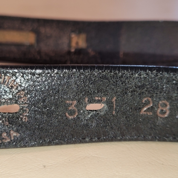 Nadim Black Leather Belt with Rodeo Buckle - Picture 5 of 5